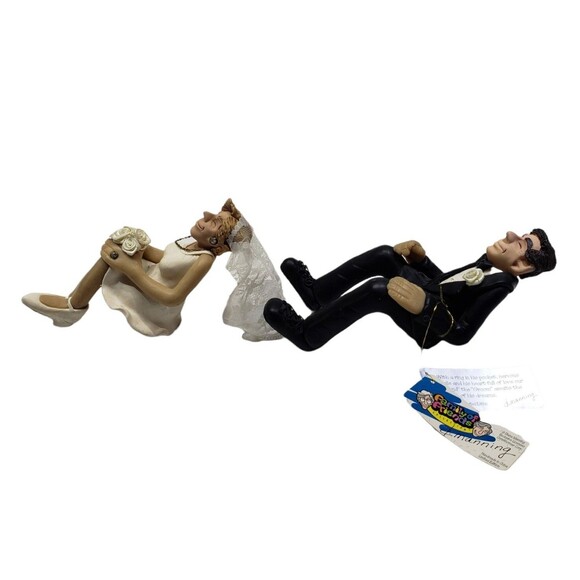 D. Manning Shelf Sitters Bride & Groom Vintage - Picture 4 of 7